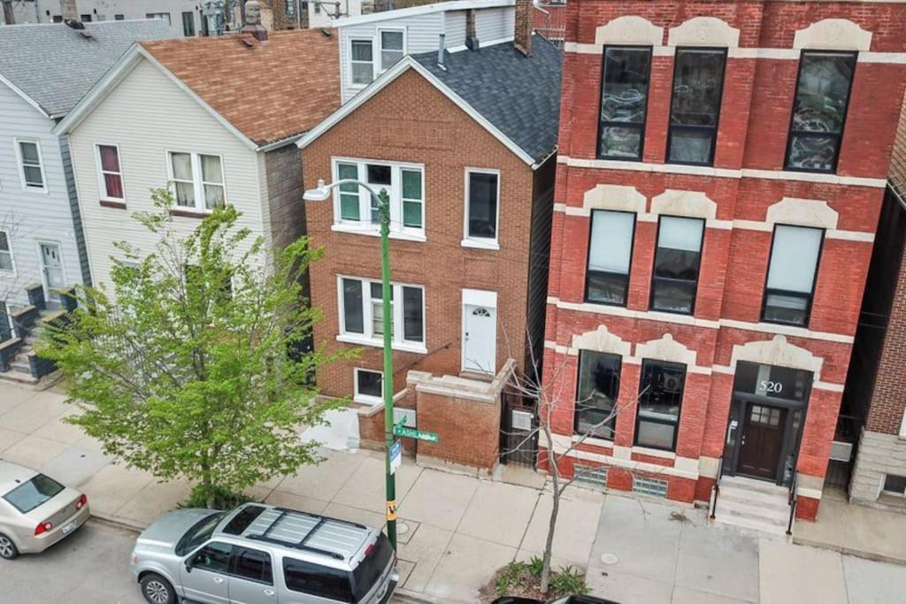 Cozy, Top-Floor 3Br Loft With Balcony In West Town Chicago Esterno foto