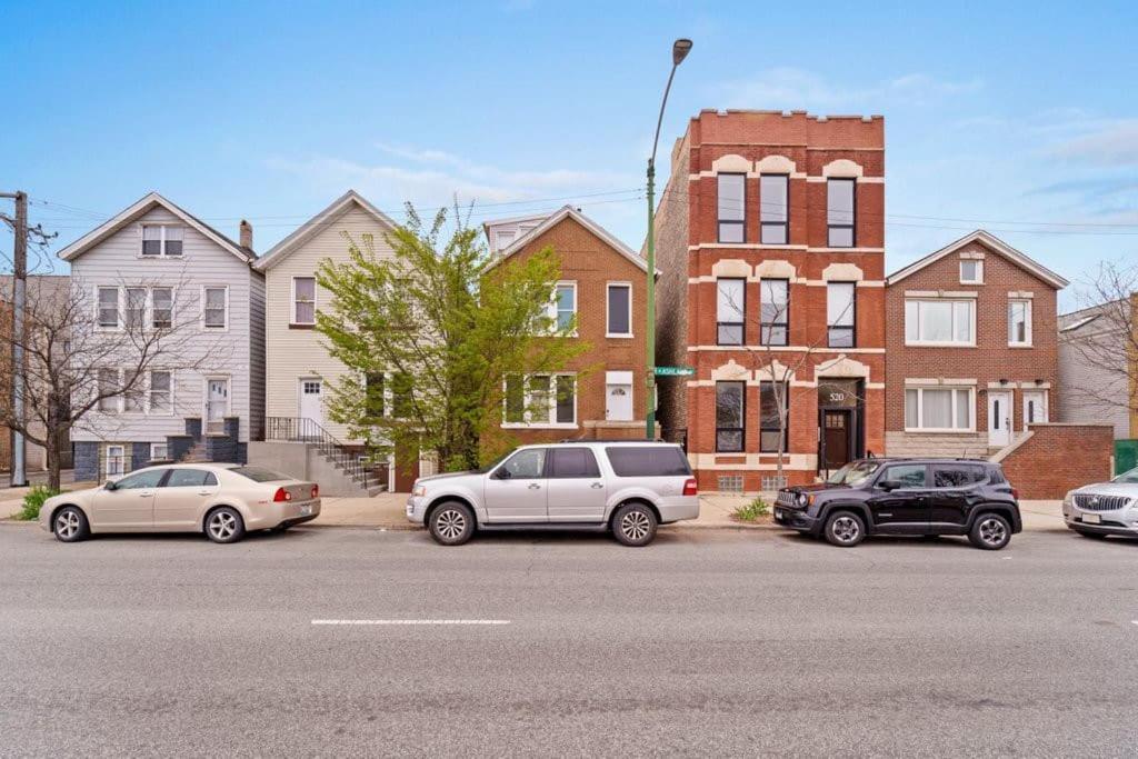 Cozy, Top-Floor 3Br Loft With Balcony In West Town Chicago Esterno foto